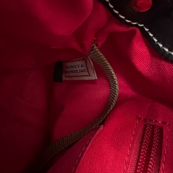 Dooney and Bourke Cabbage Rose Satchel Handbag with Shoulder strap - Picture 4 of 11